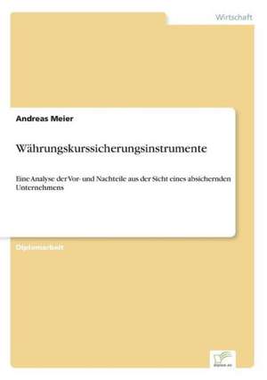 Währungskurssicherungsinstrumente de Andreas Meier