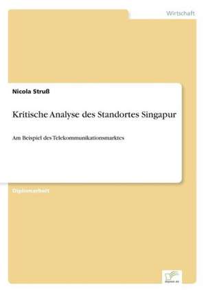 Kritische Analyse des Standortes Singapur de Nicola Struß