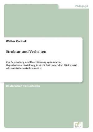 Struktur und Verhalten de Walter Korinek