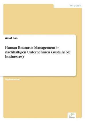 Human Resource Management in Nachhaltigen Unternehmen (Sustainable Businesses): Optionspreistheorie Zur Bewertung Von Investitionen Mit Einem Beispiel Aus Der Softwareentwicklung de Assaf Ilan