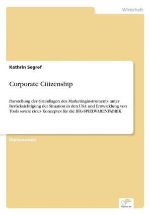 Corporate Citizenship de Kathrin Segref