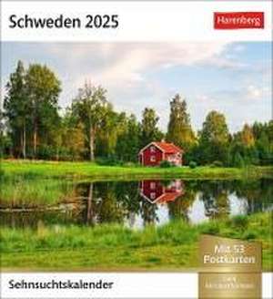 Schweden Sehnsuchtskalender 2025 - Wochenkalender mit 53 Postkarten de Torbjörn Skogedal