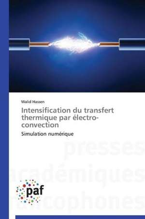 Intensification du transfert thermique par électro-convection de Walid Hassen