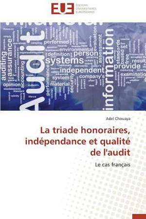 La Triade Honoraires, Independance Et Qualite de L'Audit