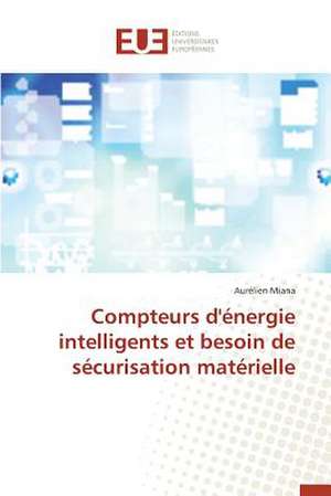 Compteurs D'Energie Intelligents Et Besoin de Securisation Materielle: Une Eclosion Libertaire Iconique de Aurélien Miana