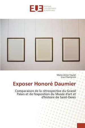 Exposer Honore Daumier: Cas de La Moyenne Guinee de Marie-Anne Teulat