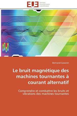 Le Bruit Magnetique Des Machines Tournantes a Courant Alternatif: Etude Sur Le Festival de Villerupt de BERTRAND CASSORET