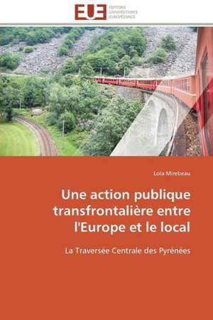 Une Action Publique Transfrontaliere Entre L'Europe Et Le Local: Management Du Changement de Lola Mirebeau