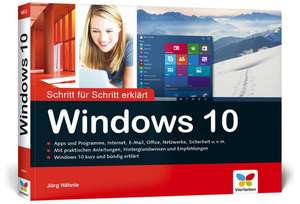 Hähnle, J: Windows 10/Schritt für Schritt erklärt