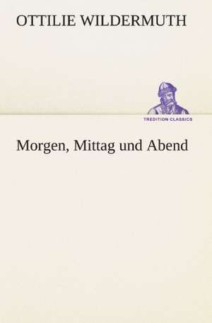 Morgen, Mittag Und Abend: Erzahlung in Neun Briefen de Ottilie Wildermuth