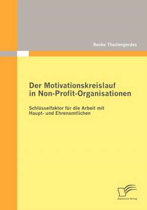 Der Motivationskreislauf in Non-Profit-Organisationen: Schlusselfaktor Fur Die Arbeit Mit Haupt- Und Ehrenamtlichen de Renke Theilengerdes