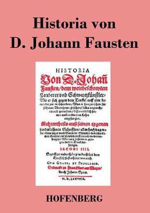 Historia von D. Johann Fausten de Anonym