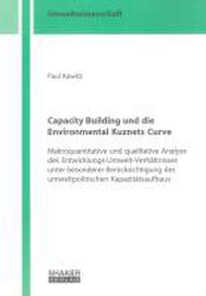 Capacity Building und die Environmental Kuznets Curve de Paul Kowitz