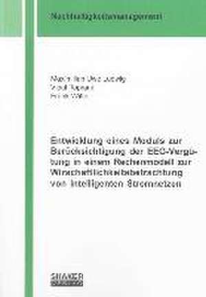 Entwicklung eines Moduls zur Berücksichtigung der EEG-Vergütung in einem Rechenmodell zur Wirschaftlichkeitsbetrachtung von intelligenten Stromnetzen de Maximilian Uwe Ludwig