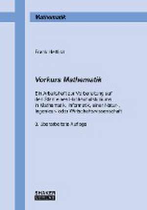 Vorkurs Mathematik de Frank Hettlich