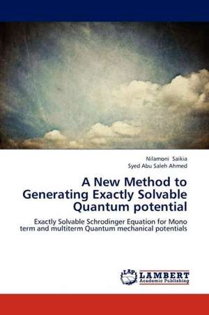 A New Method to Generating Exactly Solvable Quantum potential de Saikia Nilamoni