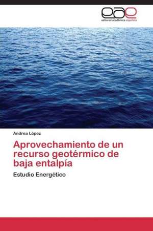 Aprovechamiento de un recurso geotérmico de baja entalpía de Andrea López