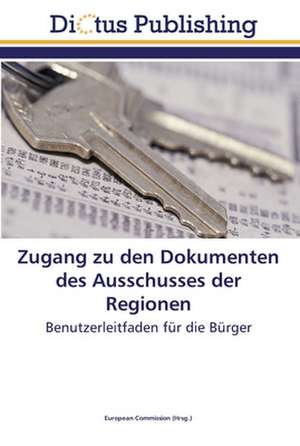 Zugang zu den Dokumenten des Ausschusses der Regionen de European Commission European Commission