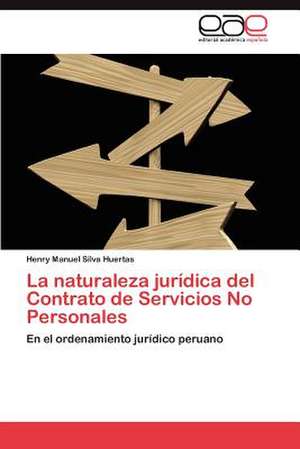 La Naturaleza Juridica del Contrato de Servicios No Personales