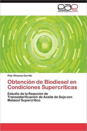 Obtencion de Biodiesel En Condiciones Supercriticas: Factores Estrategicos de Exito de Pilar Olivares Carrillo