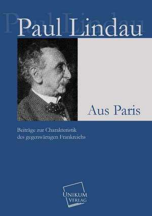 Aus Paris de Paul Lindau