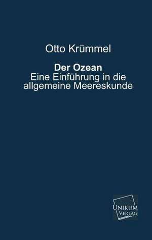 Krümmel, O: Ozean