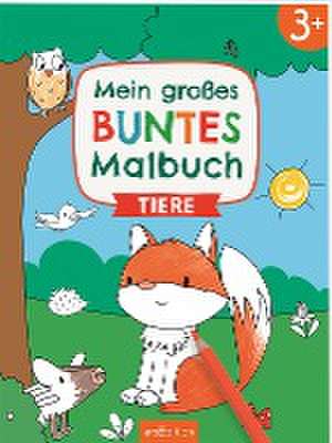 Mein großes buntes Malbuch - Tiere de Marlit Kraus