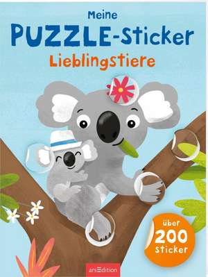 Meine Puzzle-Sticker - Lieblingstiere de Julia Reyelt