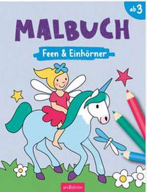 Malbuch Feen & Einhörner de Corina Beurenmeister