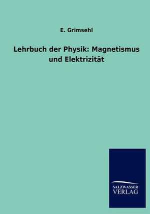 Lehrbuch der Physik: Magnetismus und Elektrizität de E. Grimsehl