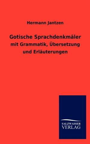 Gotische Sprachdenkmäler de Hermann Jantzen