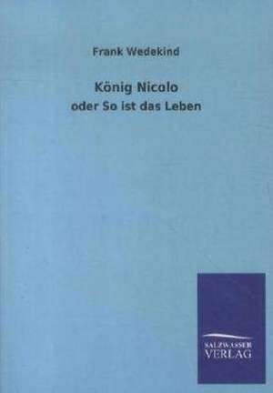 König Nicolo de Frank Wedekind