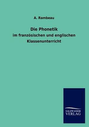 Die Phonetik de A. Rambeau