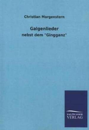 Galgenlieder de Christian Morgenstern