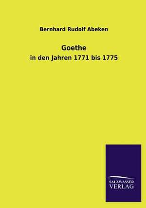 Goethe de Bernhard Rudolf Abeken