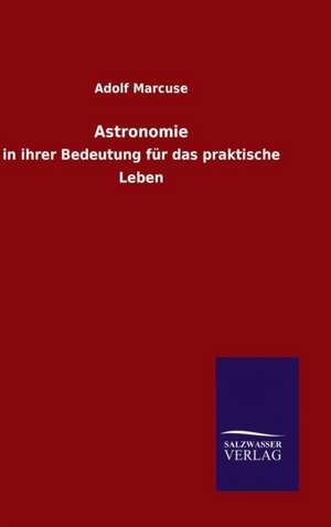Astronomie de Adolf Marcuse