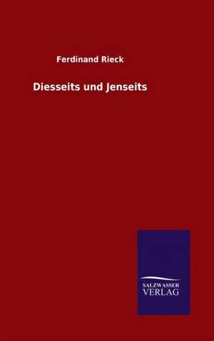 Diesseits Und Jenseits: Drei Vortrage de Ferdinand Rieck