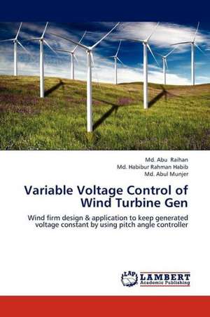 Variable Voltage Control of Wind Turbine Gen de Raihan Md. Abu