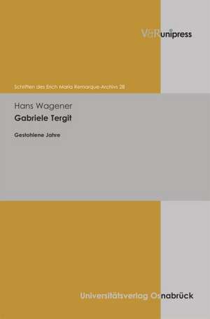 Gabriele Tergit de Hans Wagener