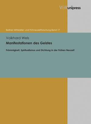 Manifestationen des Geistes de Volkhard Wels