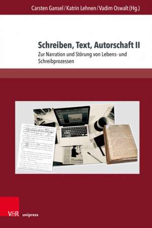 Schreiben, Text, Autorschaft 02 de Carsten Gansel