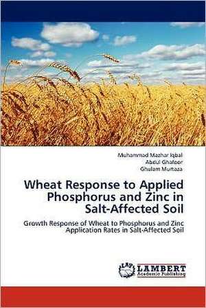 Wheat Response to Applied Phosphorus and Zinc in Salt-Affected Soil de Muhammad Mazhar Iqbal