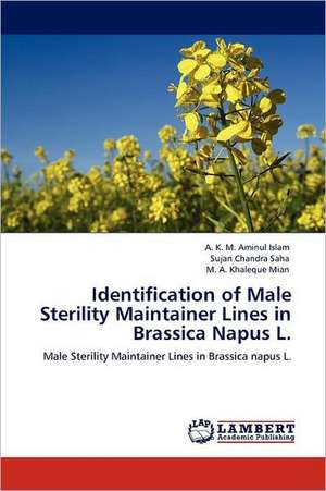 Identification of Male Sterility Maintainer Lines in Brassica Napus L. de A. K. M. Aminul Islam