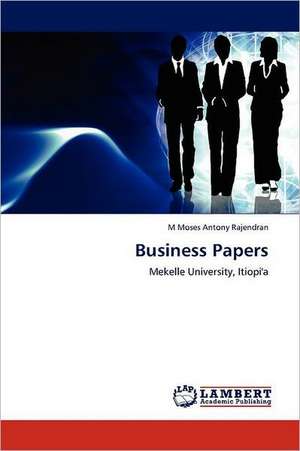 Business Papers de M Moses Antony Rajendran