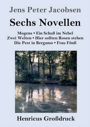 Sechs Novellen (Großdruck) de Jens Peter Jacobsen