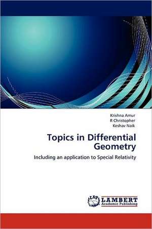 Topics in Differential Geometry de Krishna Amur