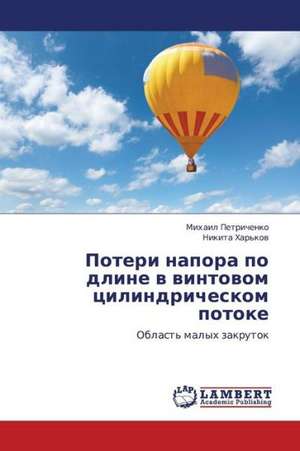 Poteri napora po dline v vintovom tsilindricheskom potoke de Petrichenko Mikhail