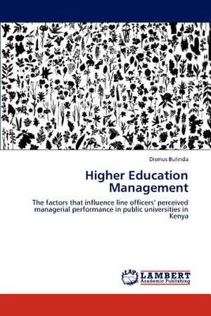 Higher Education Management de Dismus Bulinda