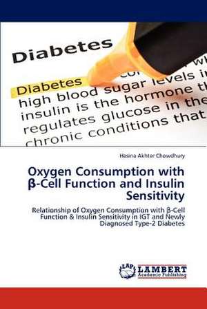 Oxygen Consumption with β-Cell Function and Insulin Sensitivity de Hasina Akhter Chowdhury