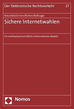 Sichere Internetwahlen de Katharina Bräunlich